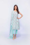 Bareeze Suineing Floral Ch2844 Aqua Collection 2021