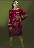 Azalea Embroidered Velvet Winter Collection Design 01 2019