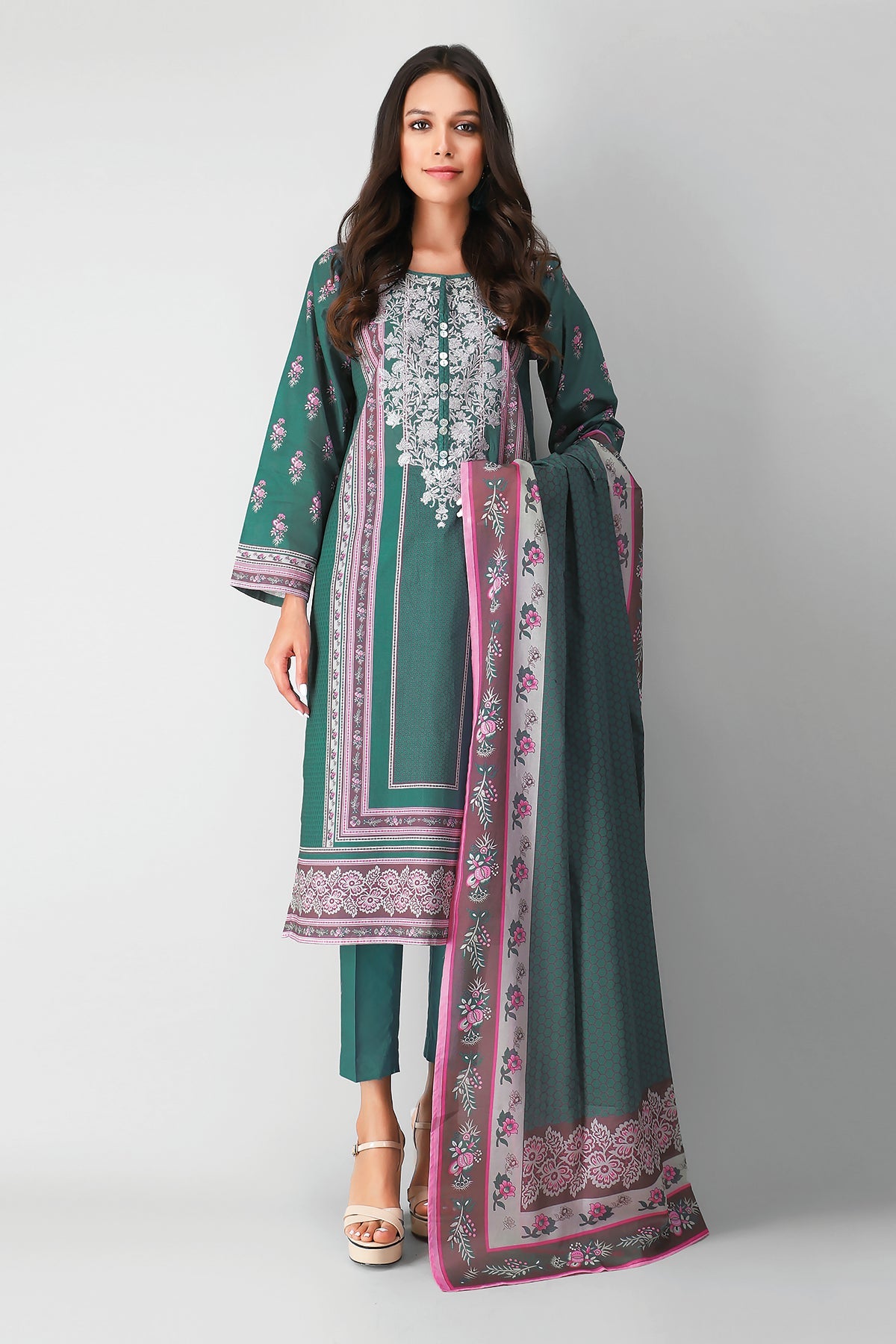 Khaadi B210219 Blue Summer Lawn 2021