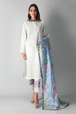 B21258 White Khaadi Festive Collection 2021