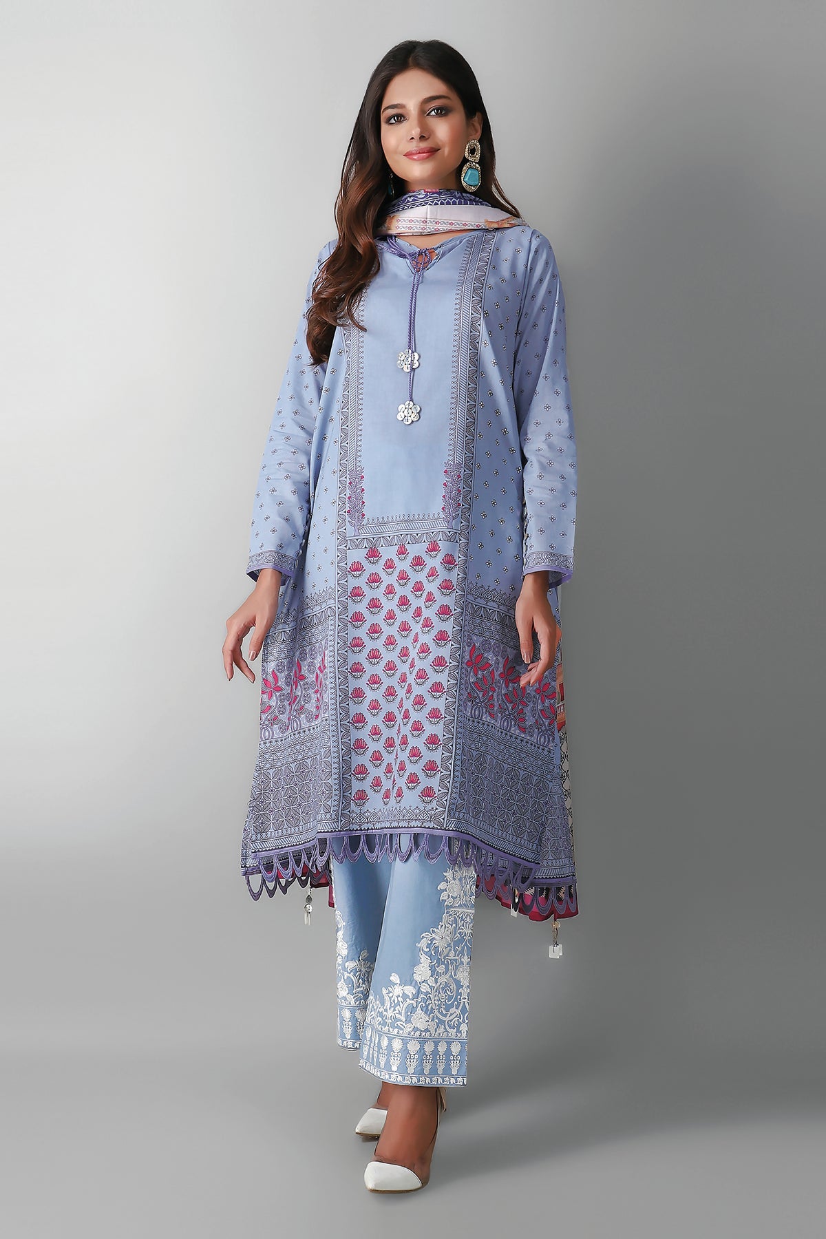 B21301 Blue Khaadi Autumn Collection 2021