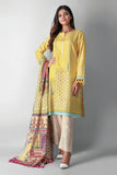 B21301 Yellow Khaadi Autumn Collection 2021