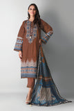 B21318 Brown Khaadi Autumn Collection 2021