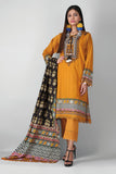B21324 Yellow Khaadi Autumn Collection 2021