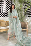 Sky blue and Peach BD-2206 Maria B Heritage Edition 2021