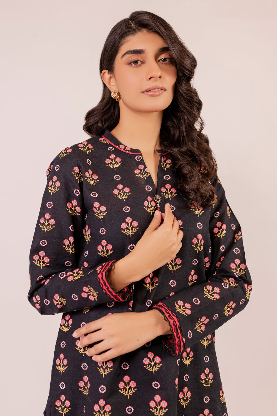 Jazmin Flowery Black Winter Collection 2022 Online Shopping