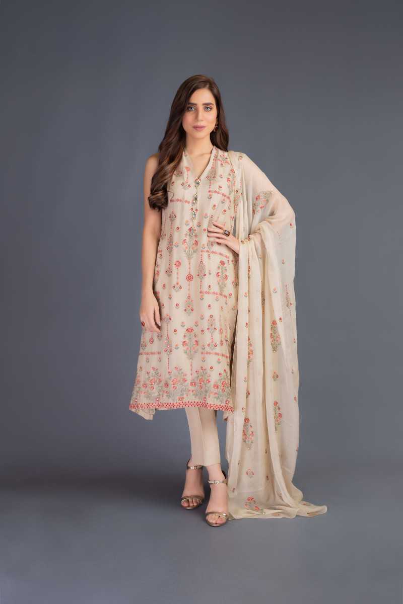 Bareeze Buta Range Bnl807 Beige Collection 2021