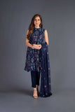 Bareeze Mughal Sehgal Bnl847 Navy Blue Collection 2021