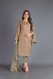 Bareeze Flora Courtyard Bnl975 Green Collection 2021