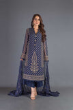 Bareeze Mughal Royalty Ch3208 Navy Blue Collection 2021