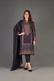 Bareeze Tribal Lines Ch3354 Navy Blue Collection 2021