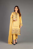 Bareeze Tribal Lines Ch3355 Yellow Collection 2021