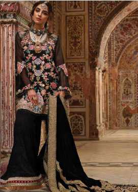 Crimson Embroidered Organza Wedding Collection 3a Sable 2019