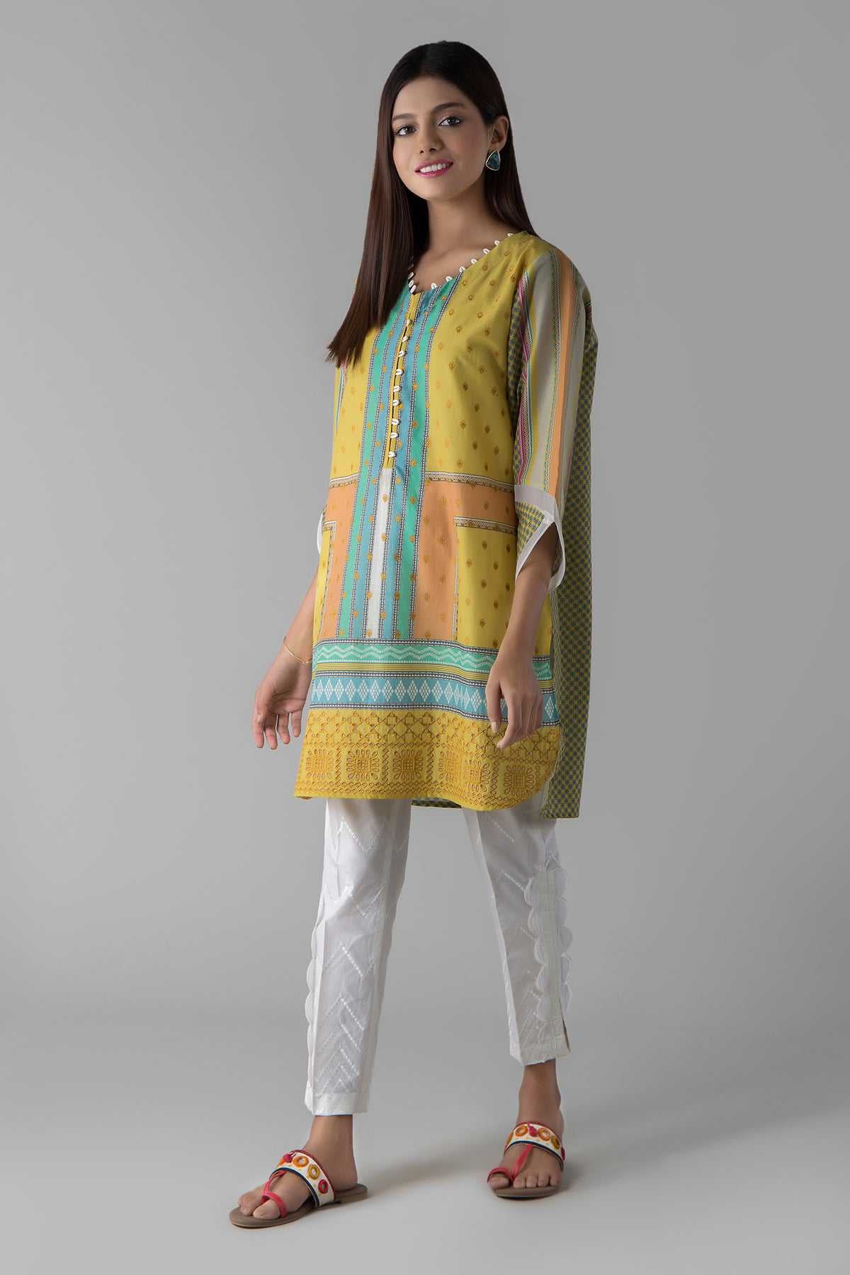 Khaadi CTPE20206 YELLOW Pret 2021
