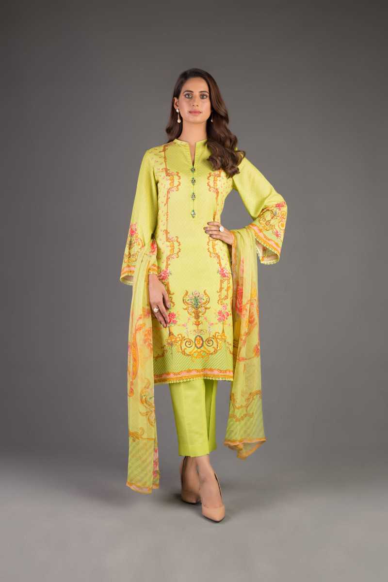 Bareeze Printed Pr38 Green Collection 2021