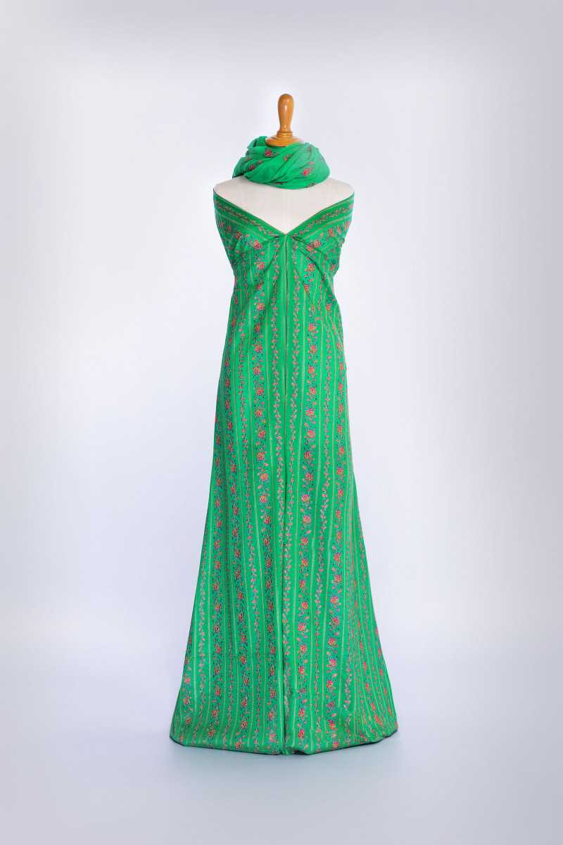 Bareeze Geometric Adornment Ch2718 Green Collection 2021