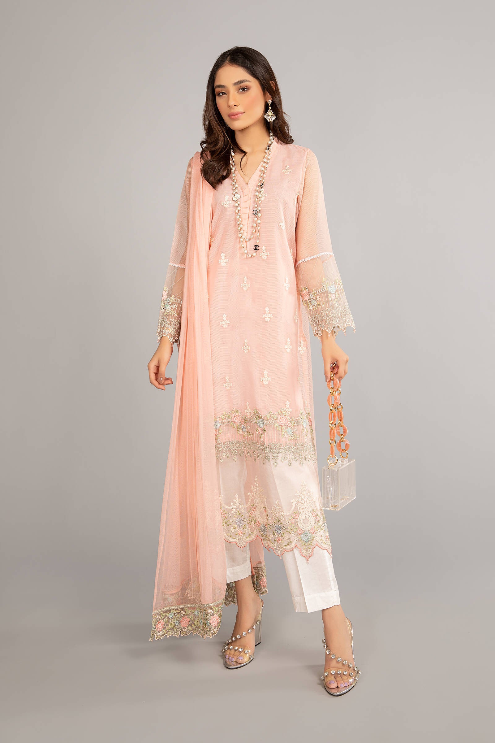 Pink DW-EA20-08 Maria B Casual Wear 2021