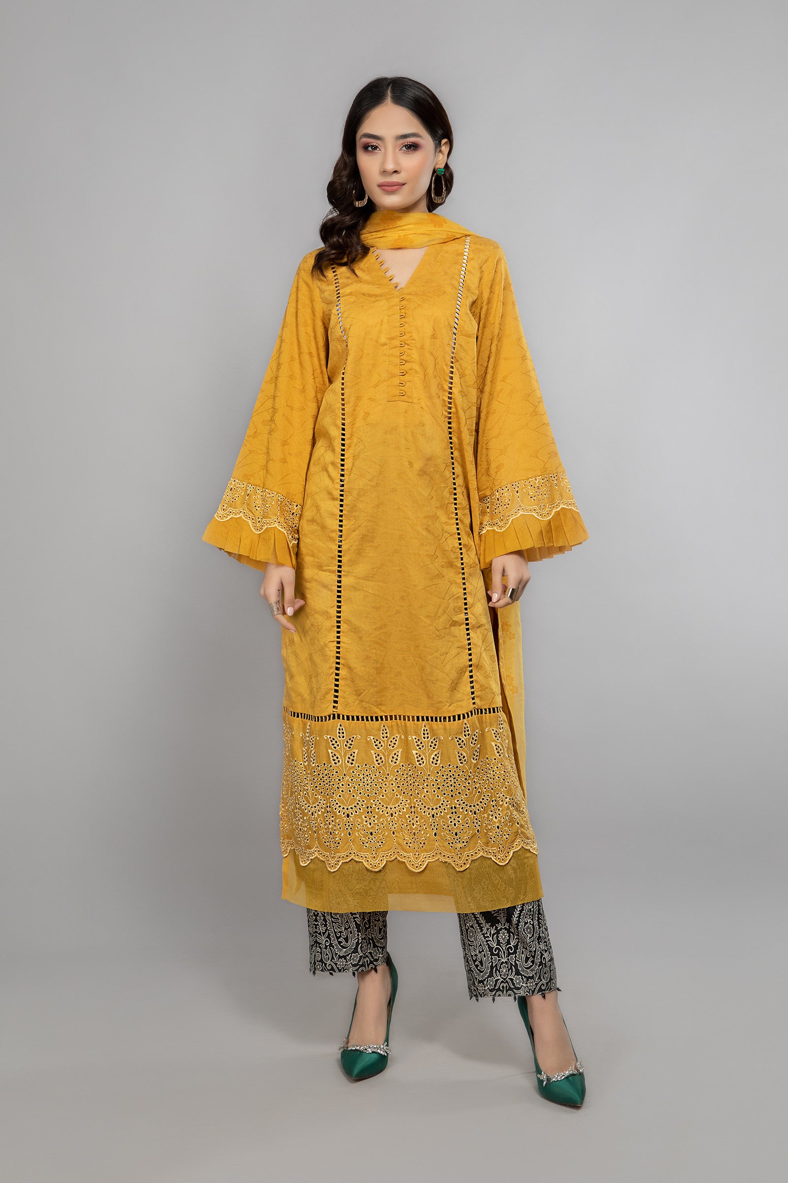 Mustard DW-EA20-11 Maria B Casual Wear 2021