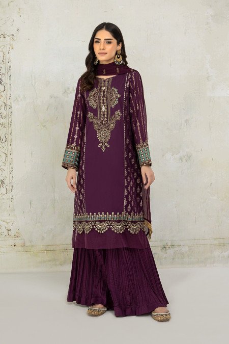 Suit Purple DW-EA21-19 Maria B Casual Eid Collection 2021