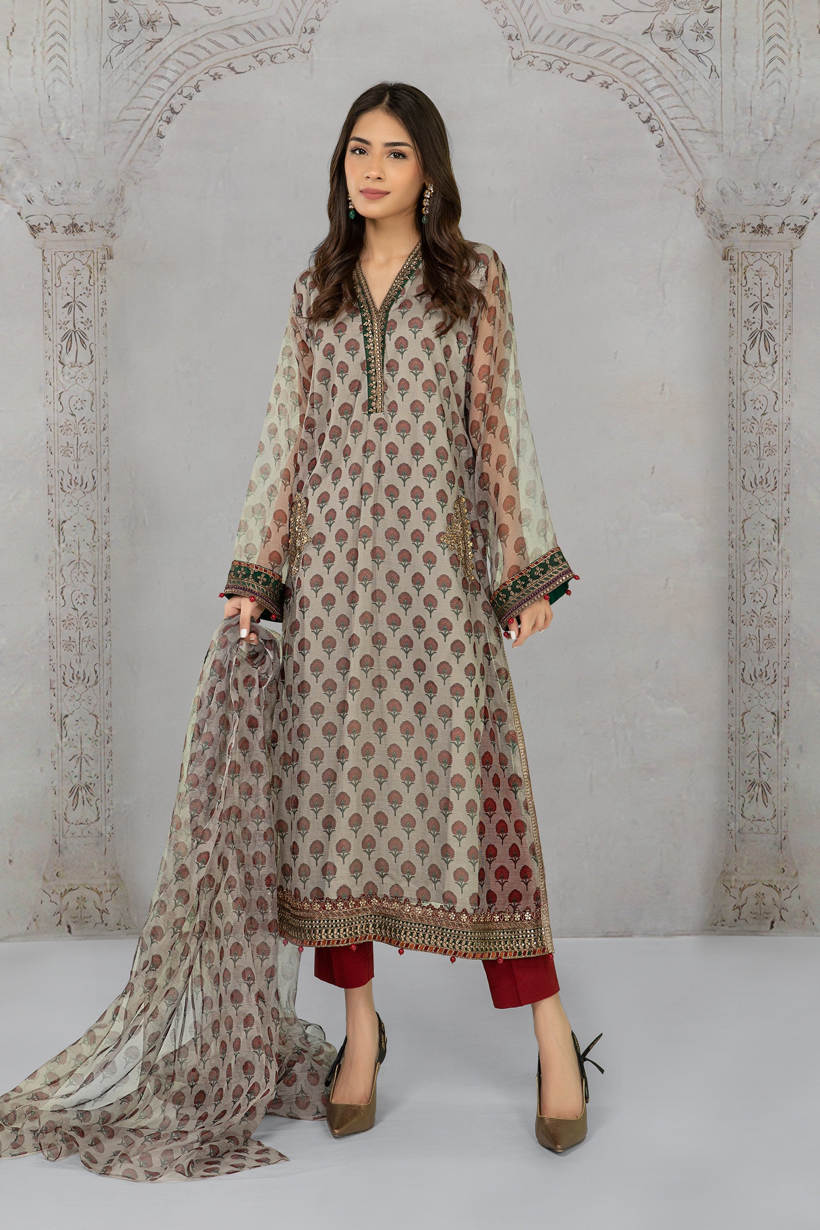 Grey DW-EA21-35 Maria B Casual Wear 2021