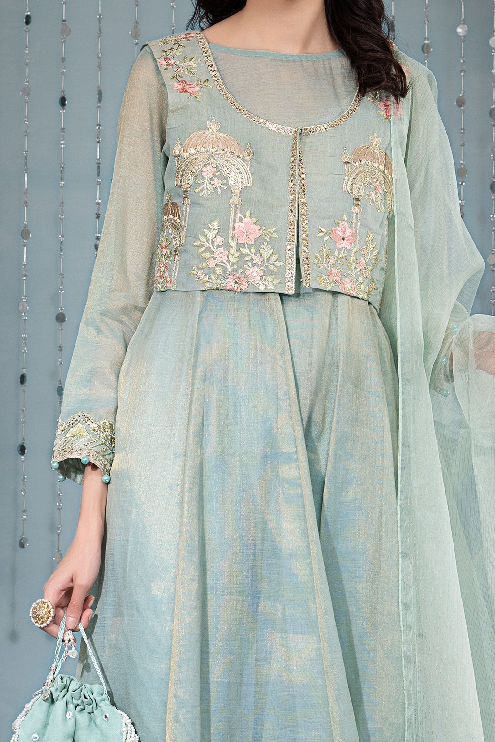 Maria B DW EA22 13 Ferozi   Eid Casual Wear RTW 2022 Online Shopping