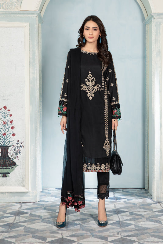 Maria B DW EA22 19 Black   Eid Casual Wear RTW 2022 Online Shopping