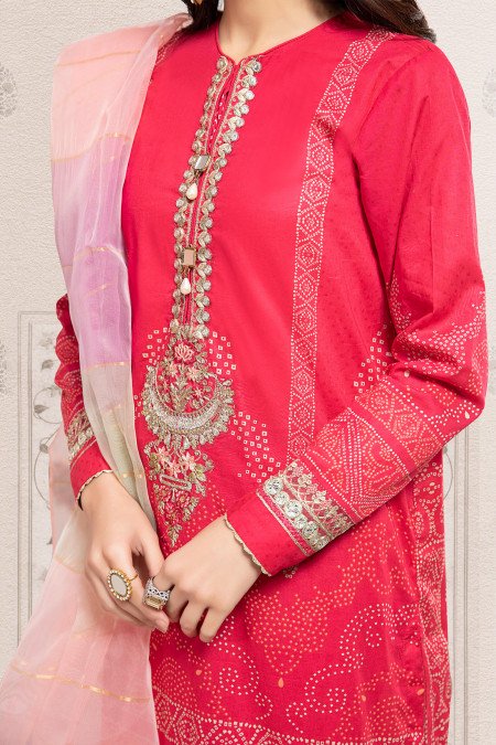 Maria B Pink DW-EF22-50 Casual Lawn Prets 2022 Online Shopping