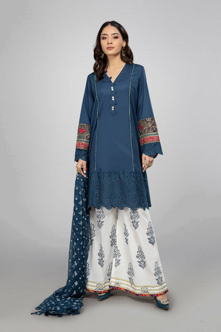 Maria B Suit Blue DW-SS21-05 Eid Casual 2021