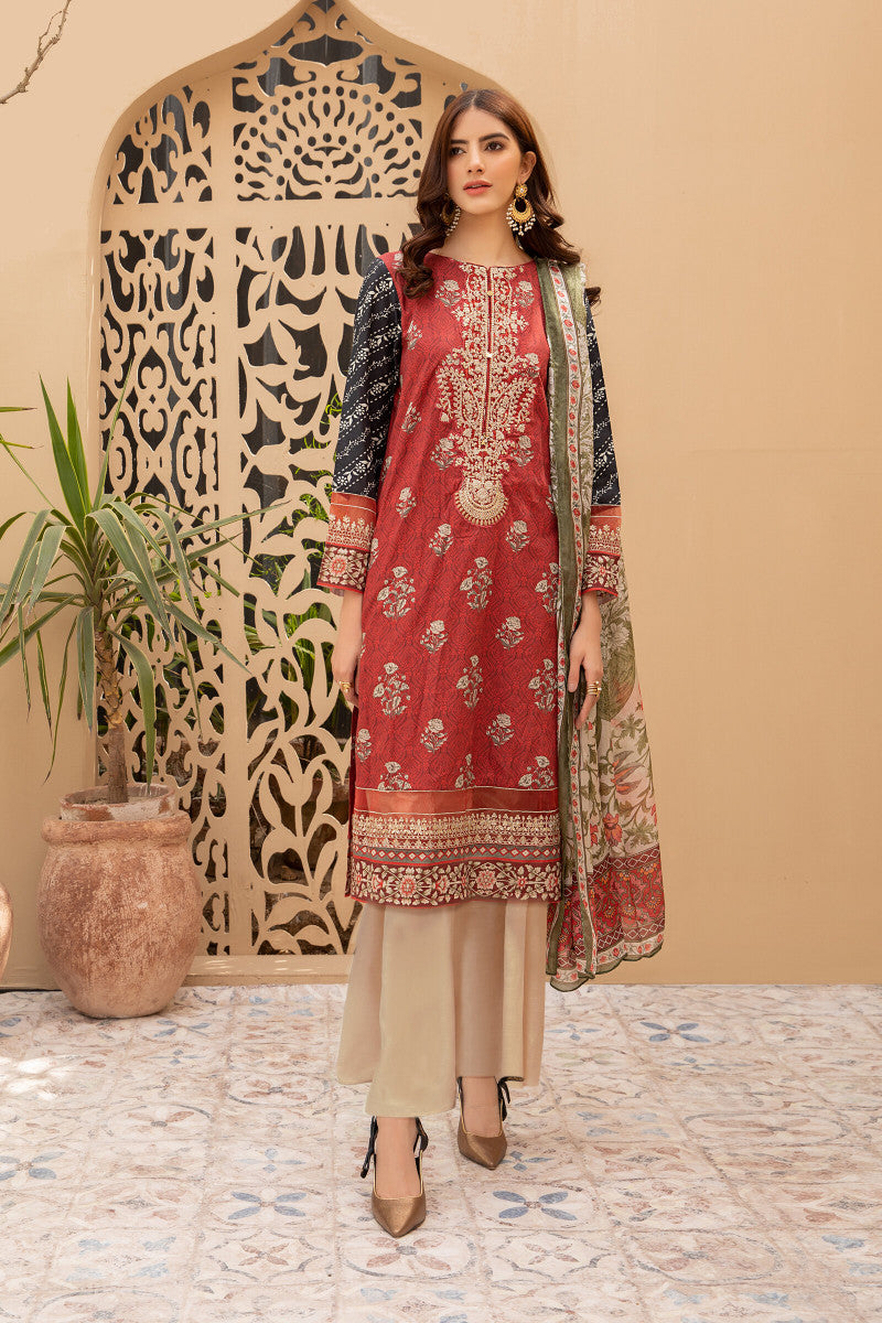Orange DW-EF21-11 Maria B Casual Wear 2021