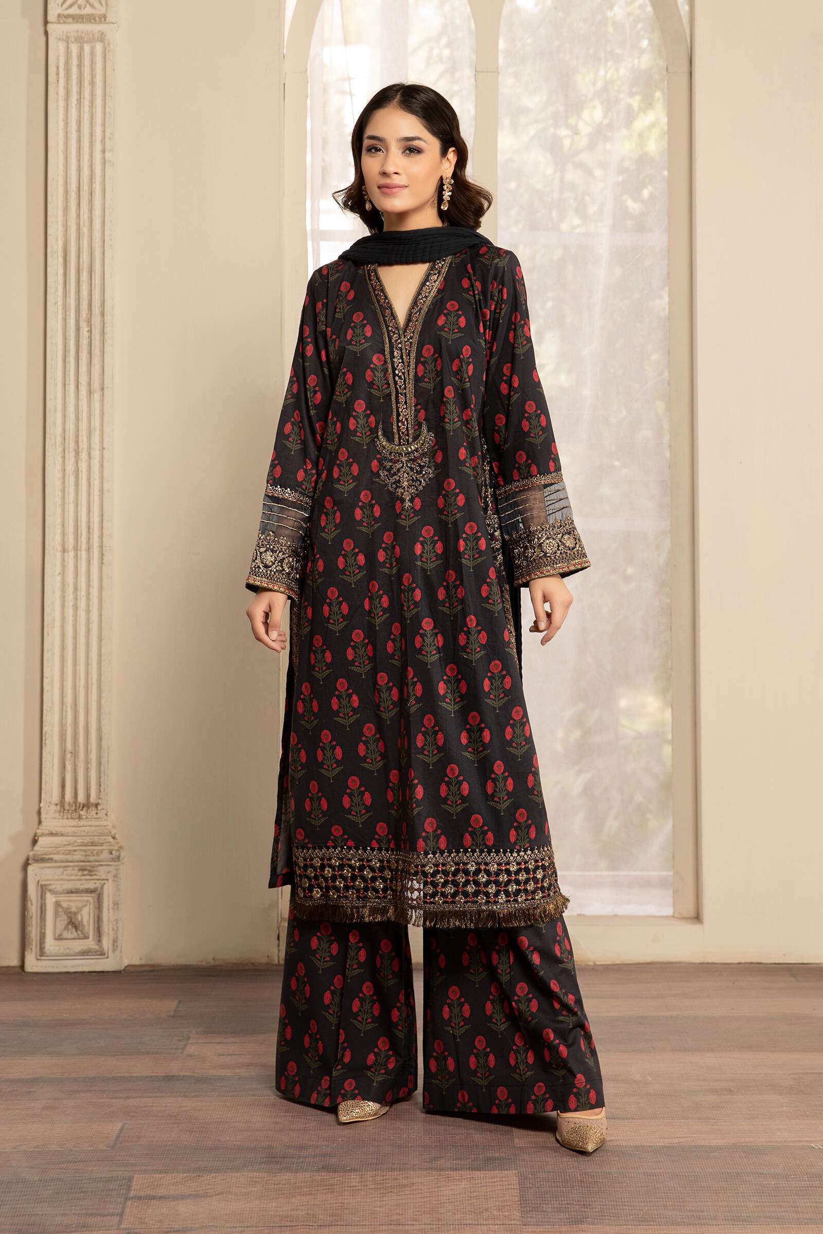Suit Dark Blue DW-EF21-17 Maria B Casual Wear 2021