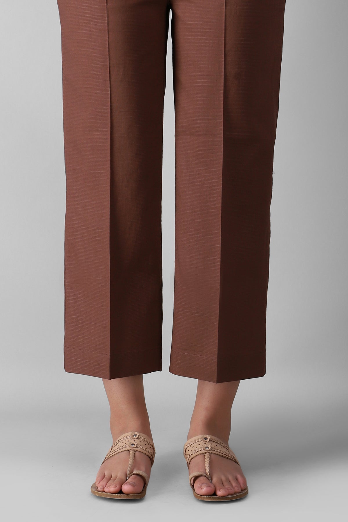 Eete21326b Brown Khaadi Ready to Wear 2021