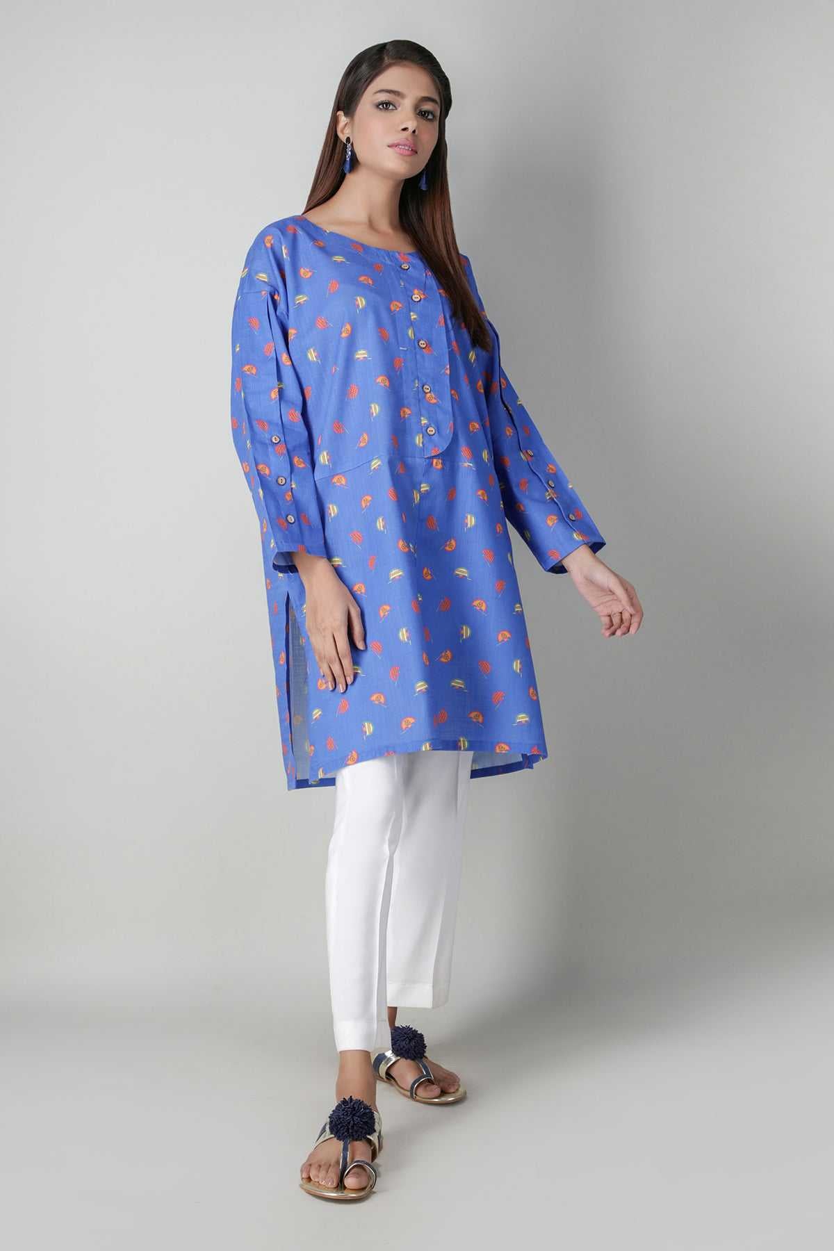 Khaadi EETP20406 BLUE Pret 2021