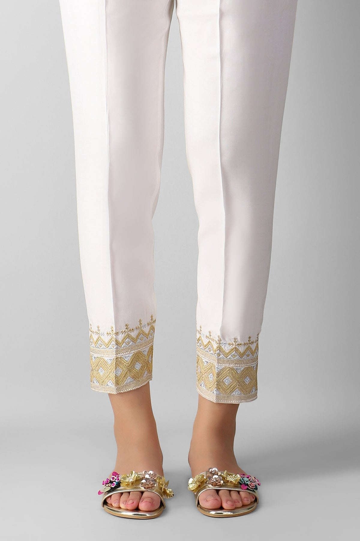 Espe21107 White Khaadi Ready to Wear 2021