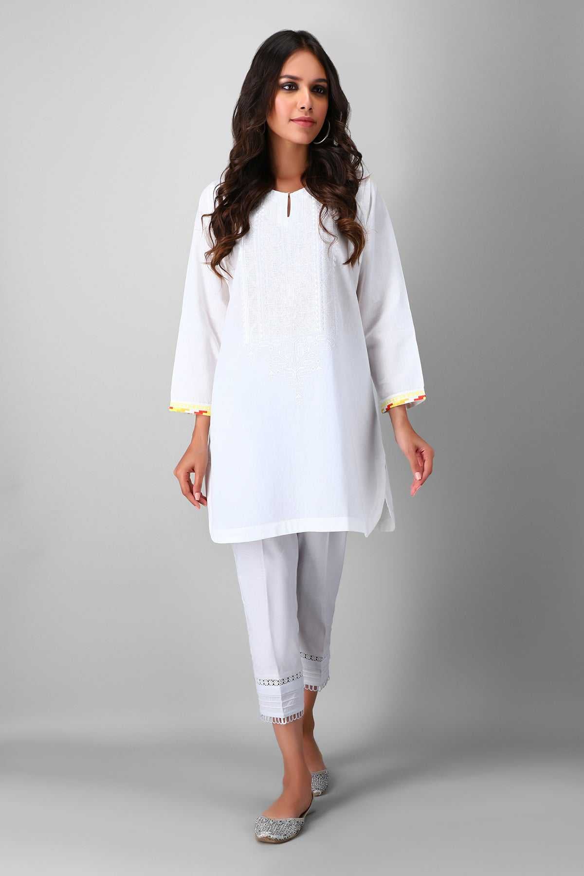 Khaadi ETE20226 WHITE Lawn Pret 2021