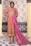 AlKaram 3 Piece Embroidered Suit with Chiffli Dupatta 20286 2019