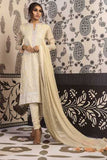 AlKaram 2 Piece Embroidered Suit with Foil Chiffon Dupatta 20287 2019