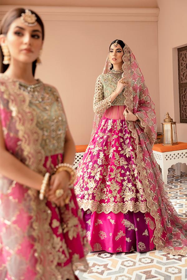 Imrozia Ib-09 Fuchsia Glam Bridal Collection 2021