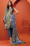 AlKaram Fw-121-20 Blue Winter Collection 2020