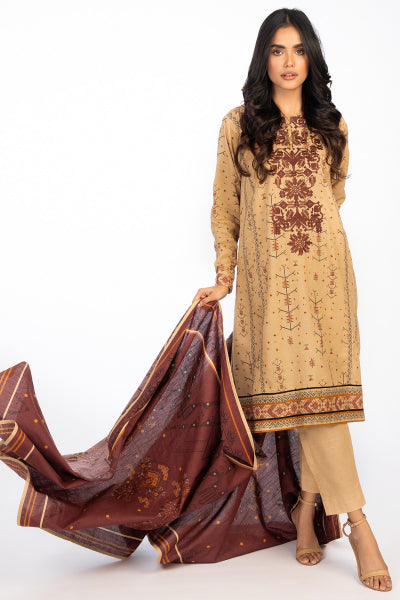 Alkaram FW-18.1-22-Beige Winter Collection 2022 Online Shopping