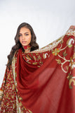 Alkaram FW-27.1-22-Red Winter Collection 2022 Online Shopping