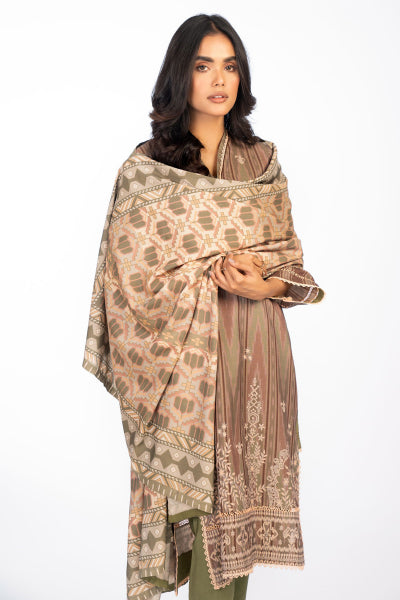 Alkaram FW-31.1-22-Green Winter Collection 2022 Online Shopping