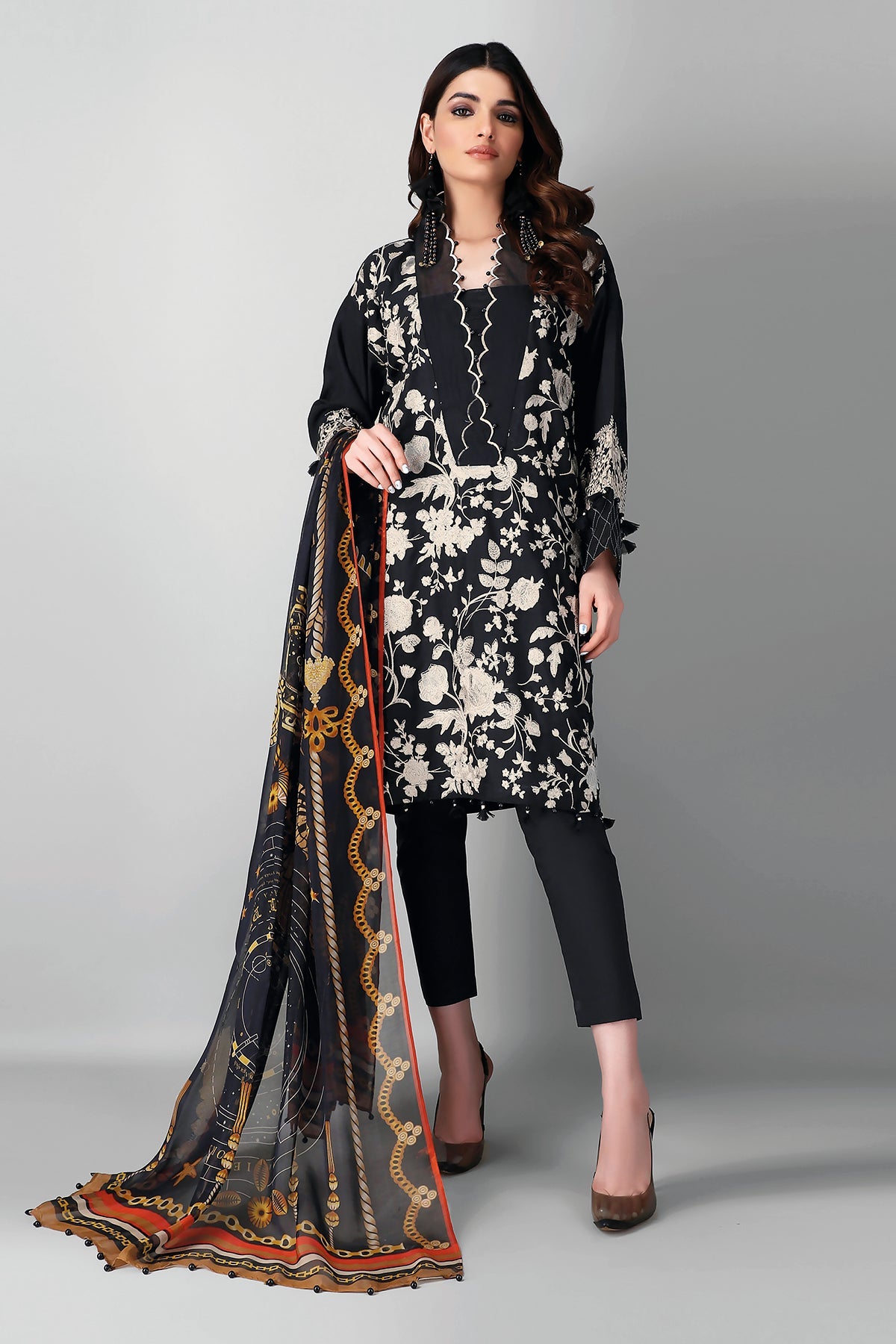 Hrs21203 Black Khaadi Festive Collection 2021