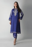 Khaadi I21208 Blue Summer Lawn 2021
