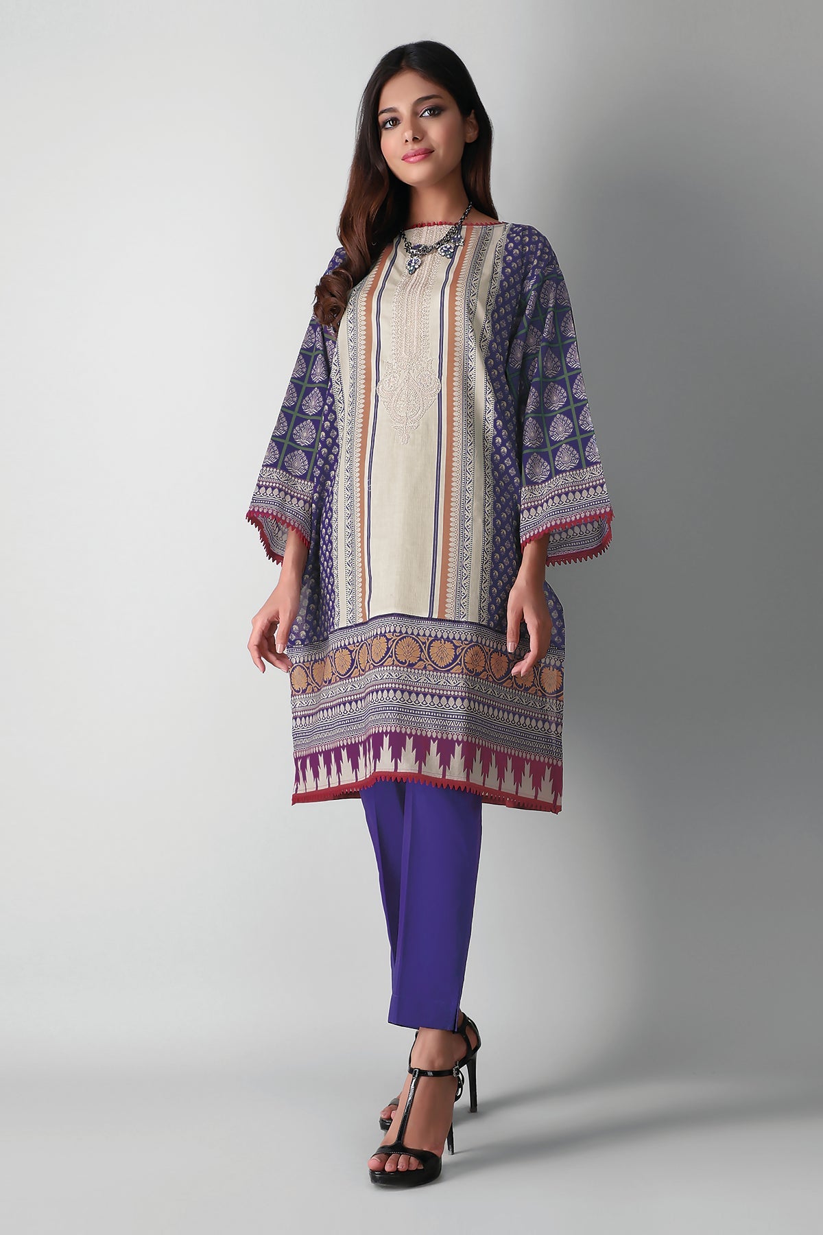 I21305 Blue Khaadi Autumn Collection 2021
