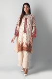 I21316 Beige Khaadi Autumn Collection 2021