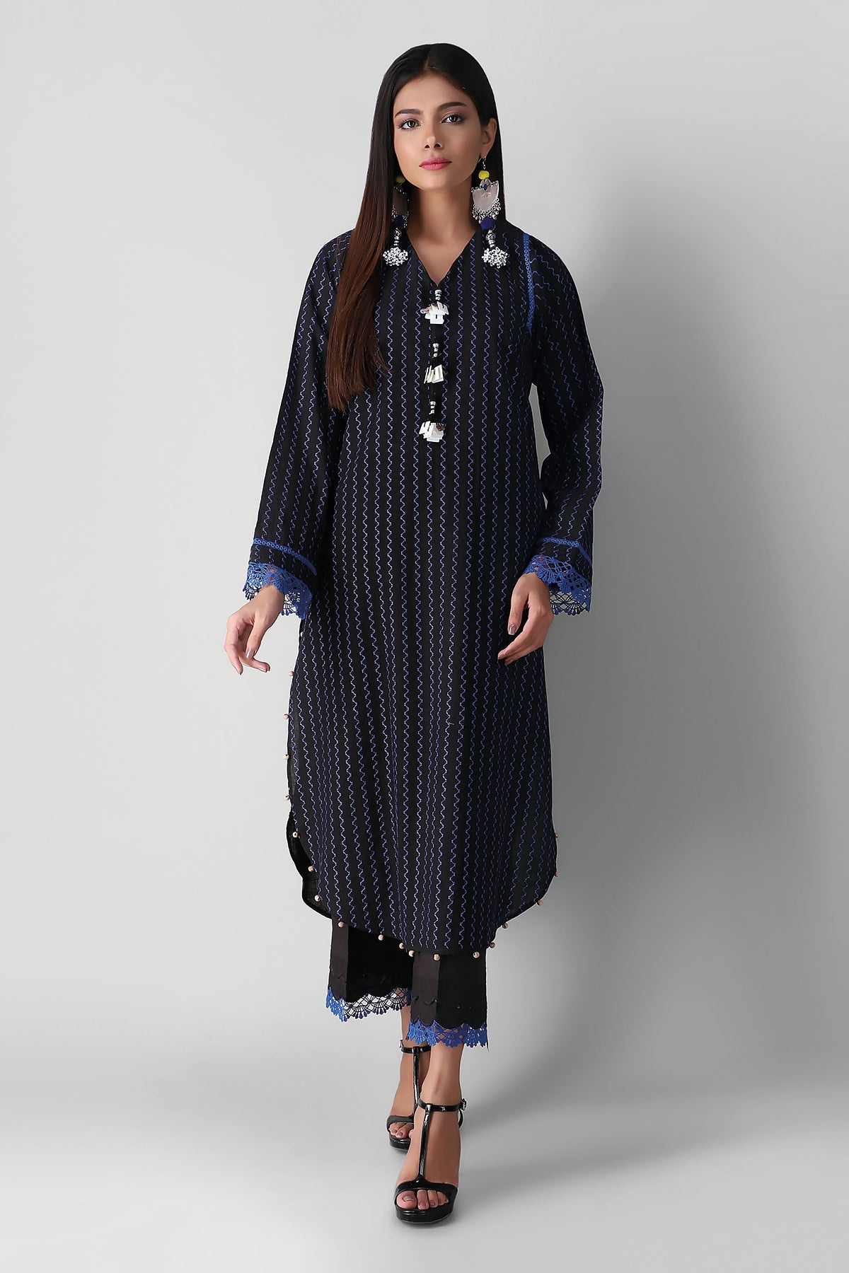 Ich21302 Black Khaadi Autumn Collection 2021