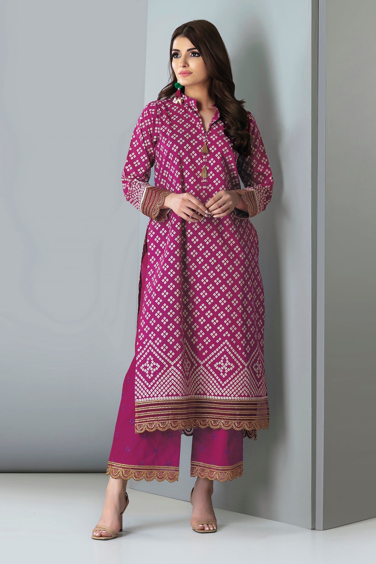 Id21301 Pink Khaadi Autumn Collection 2021