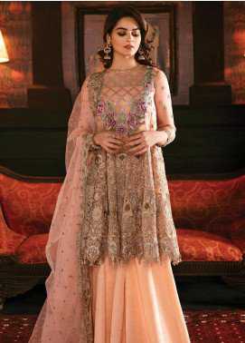 Serene Premium Embroidered Luxury Collection 107 Peche Floraigon 2019