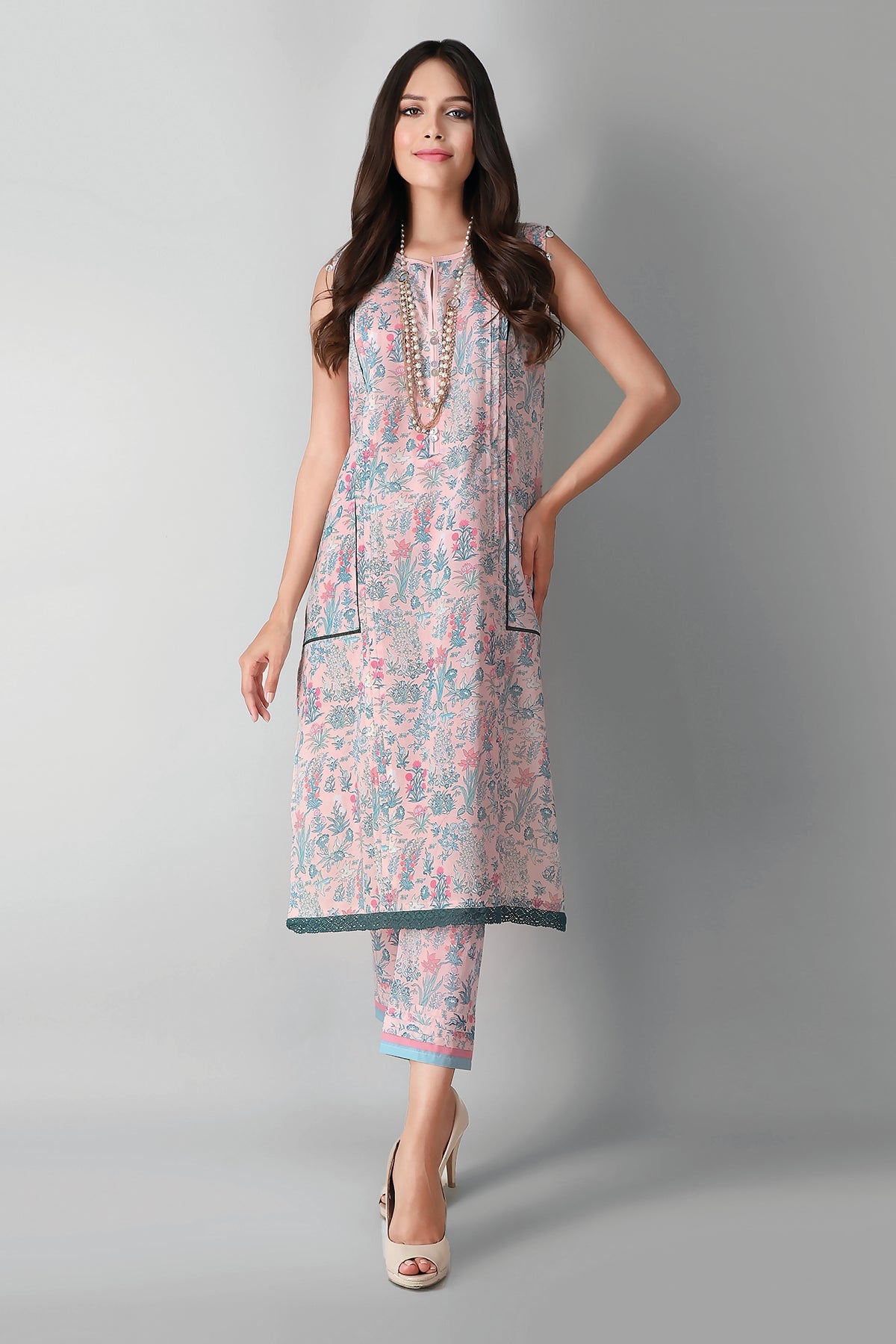 Khaadi J21303 Off-white Summer Lawn 2021