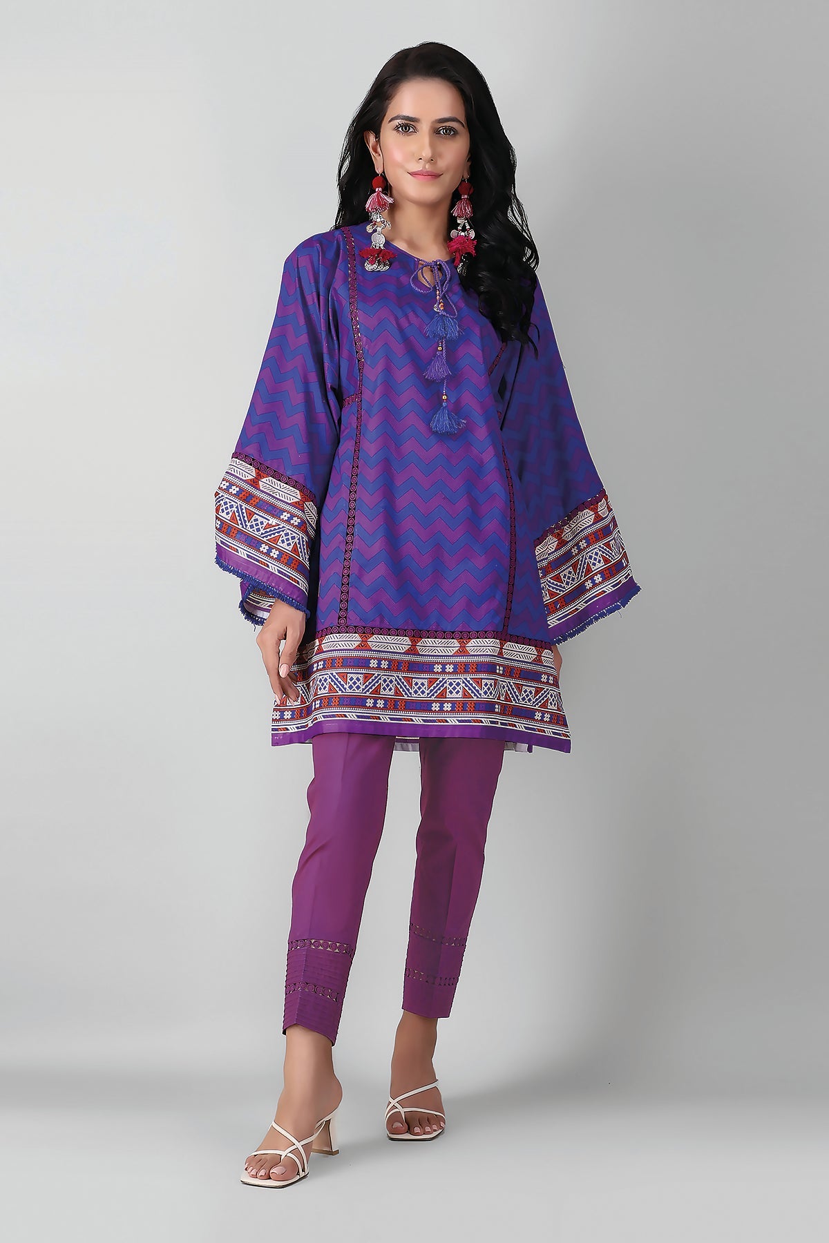 J21332 Purple Khaadi Autumn Collection 2021